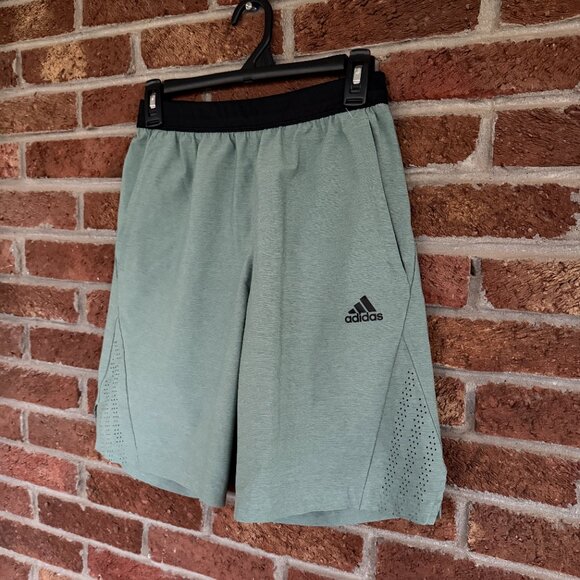adidas athletic shorts * light green * vented * mens size small * euc - Picture 5 of 12